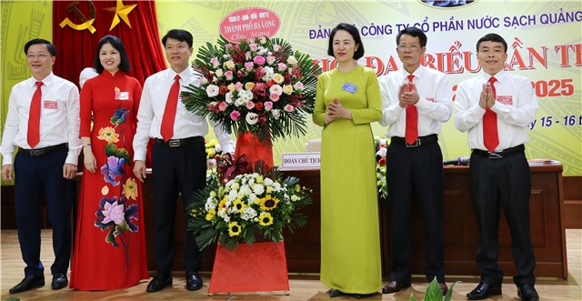 Đại hội Đảng bộ Công ty CP nước sạch Quảng Ninh