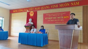 Kỳ họp thứ 14 (kỳ họp chuyên đề) HĐND phường Hà Khẩu khoá X nhiệm kỳ 2021- 2026