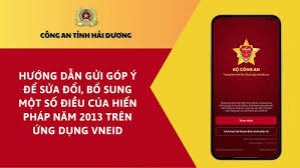 Hướng dẫn góp ý sửa đổi Hiến pháp trên VNeID